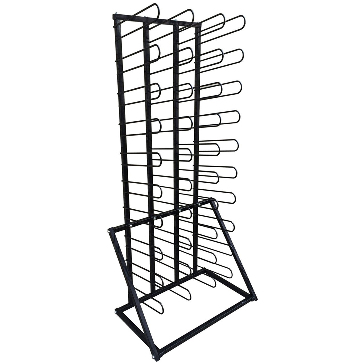 Vinyl Roll Floor Storage Rack 40 Roll Capacity