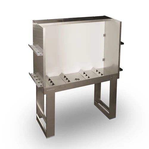 Vastex Washout Booth with Acrylic Back – 36" x 27" Screen Reclaiming Station