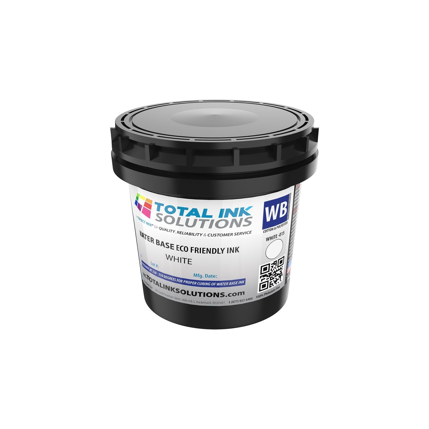 Waterbase Textile Ink – Pint | Soft-Hand, Eco-Friendly Ink for High-Quality Printing