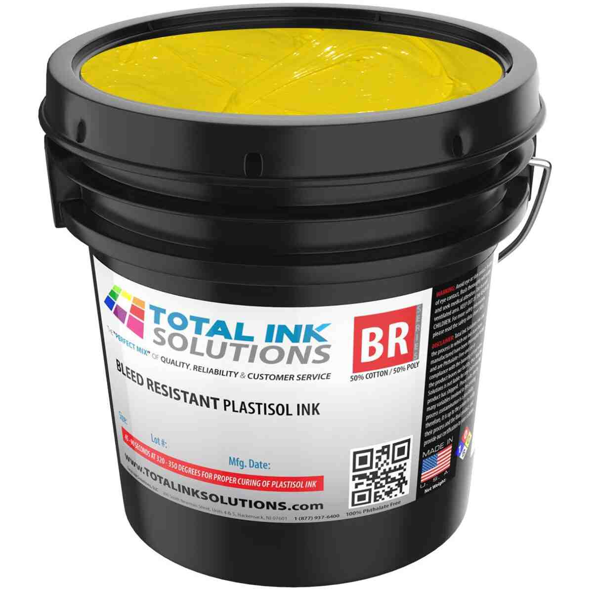 Bleed Resistant Plastisol Ink - Colors-5 Gallon TOTAL INK SOLUTIONS®