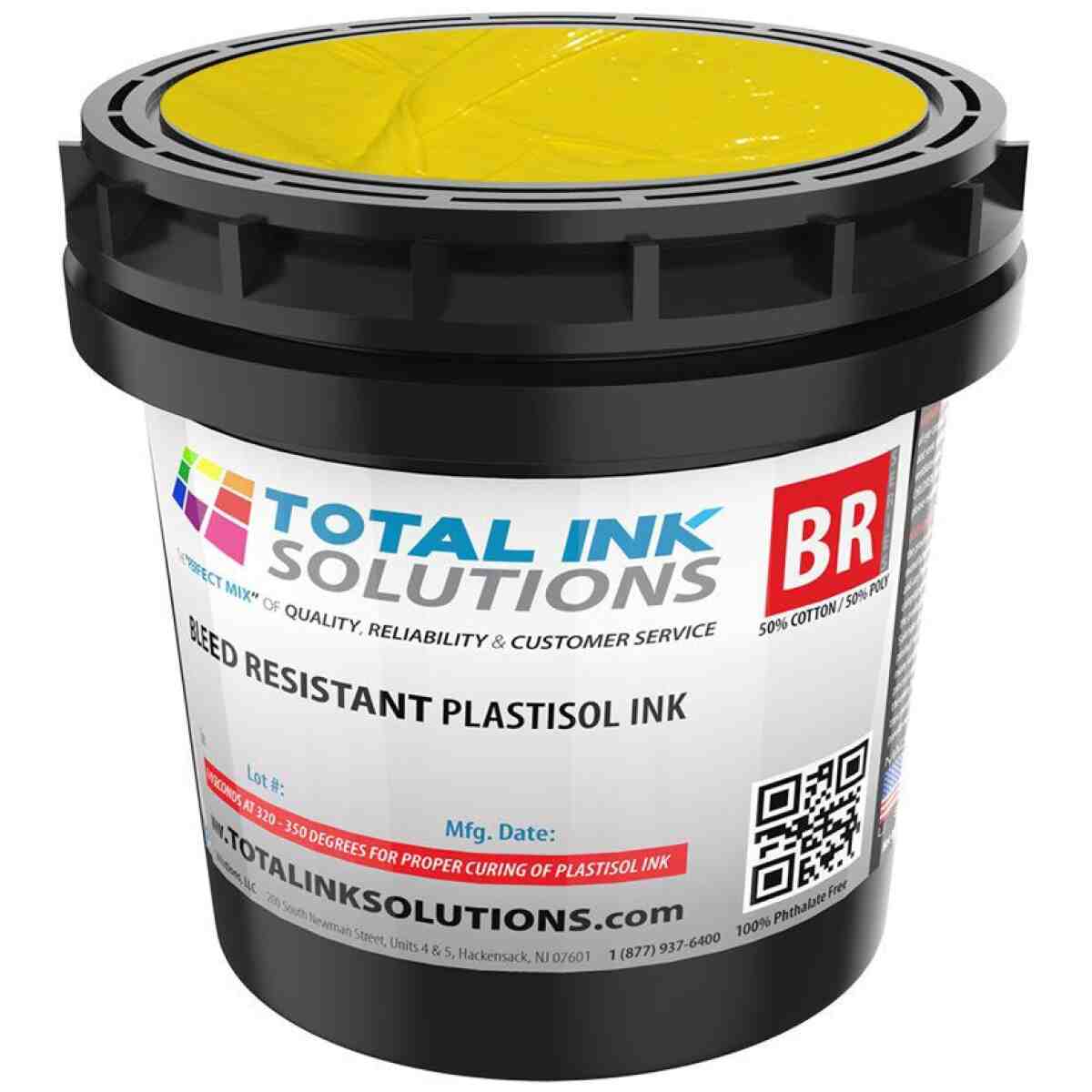 Bleed Resistant Plastisol Ink - Colors-Quart TOTAL INK SOLUTIONS®