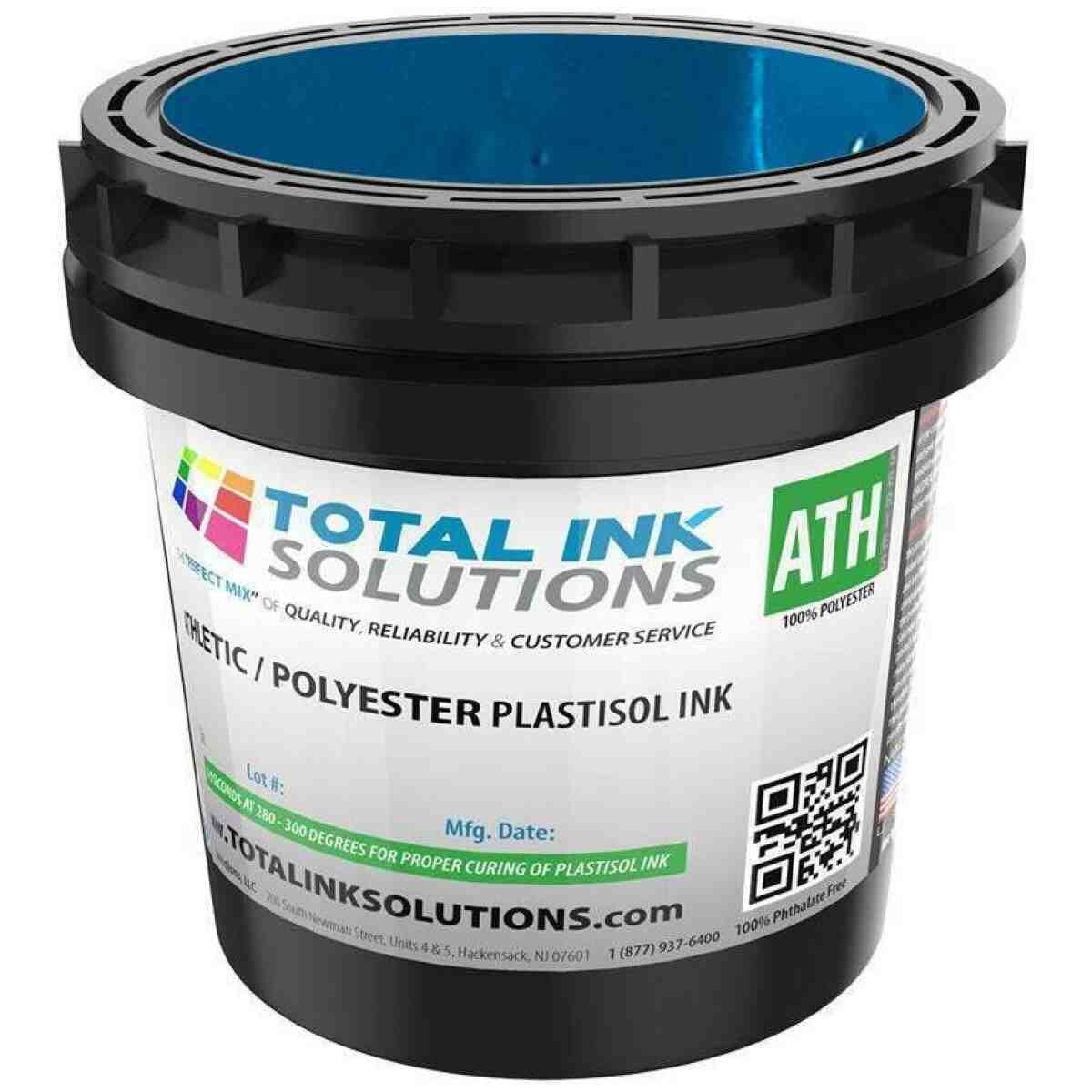 Athletic 100% Polyester Plastisol Ink - Colors- 1G TOTAL INK SOLUTIONS®