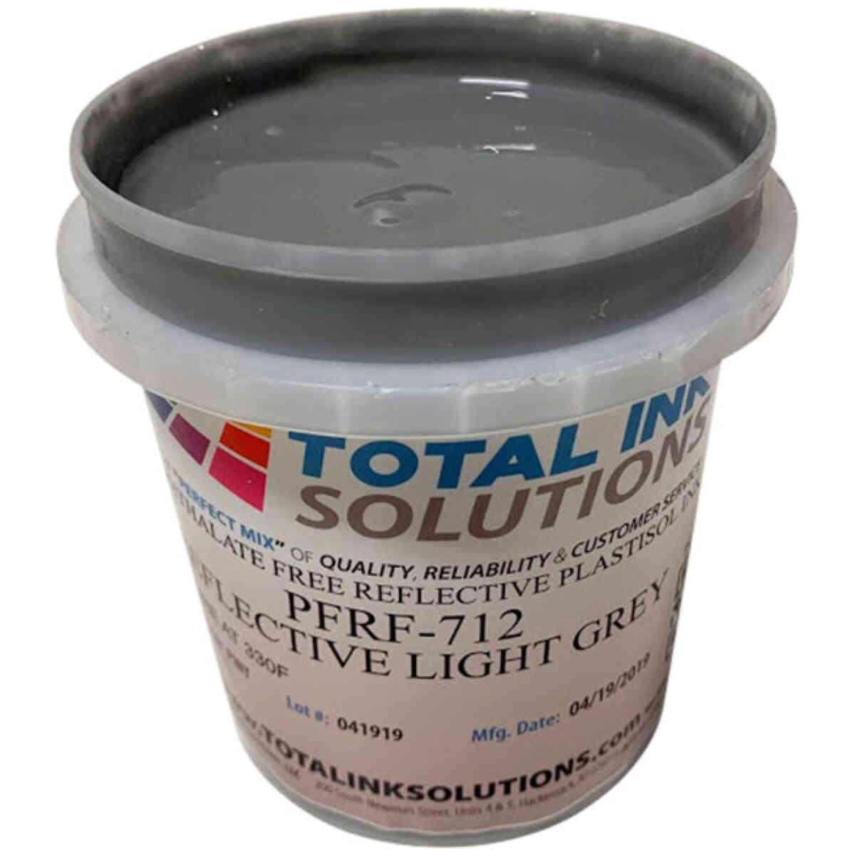 Reflective Plastisol Ink Light Grey TOTAL INK SOLUTIONS®