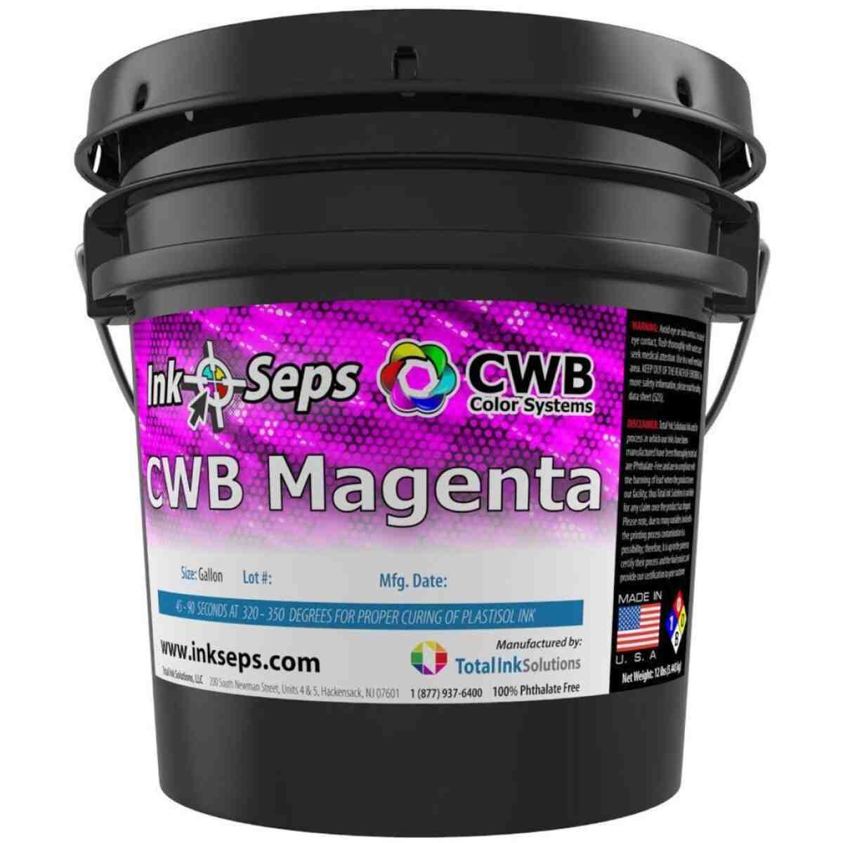CWB Simulated Process Plastisol Ink - Magenta TOTAL INK SOLUTIONS®