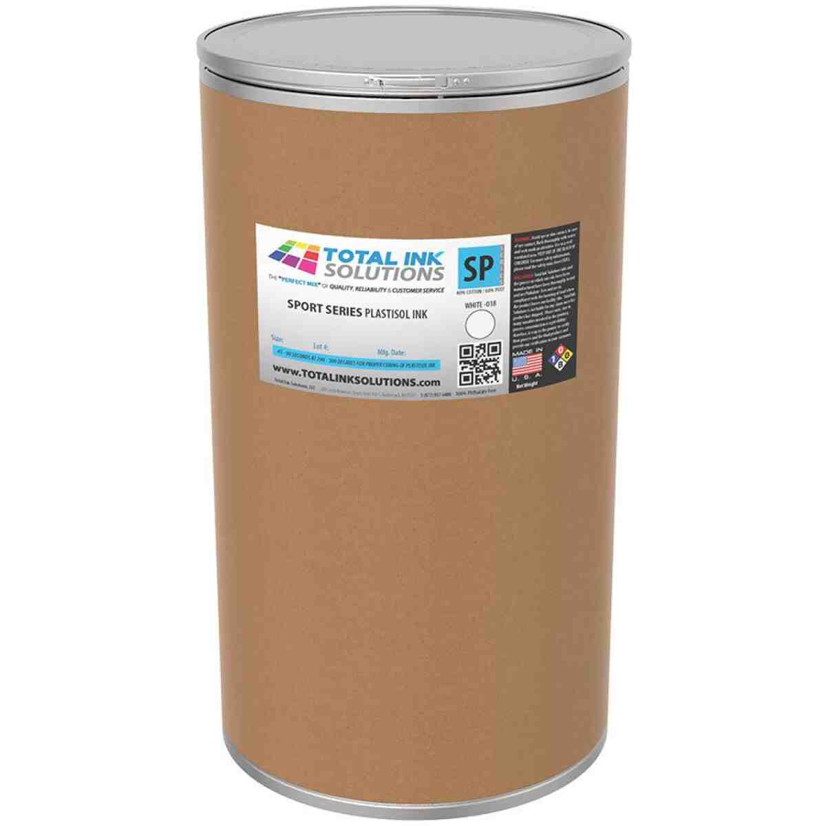 Sport White Plastisol Ink - 55 Gallons TOTAL INK SOLUTIONS®
