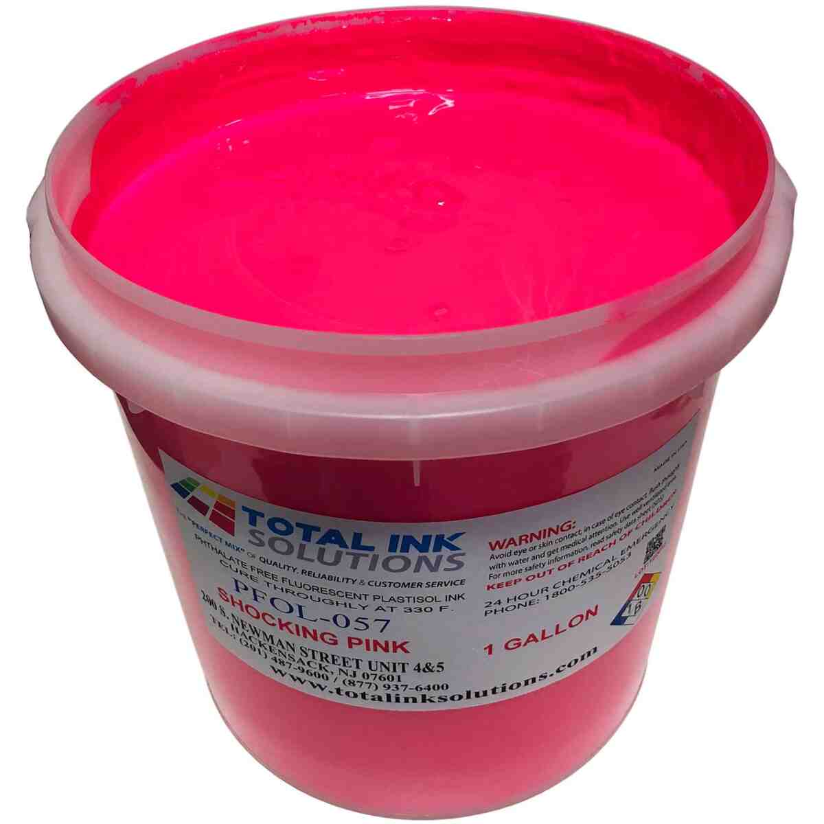 Fluorescent Plastisol Ink Day Glow - Shocking Pink TOTAL INK SOLUTIONS®