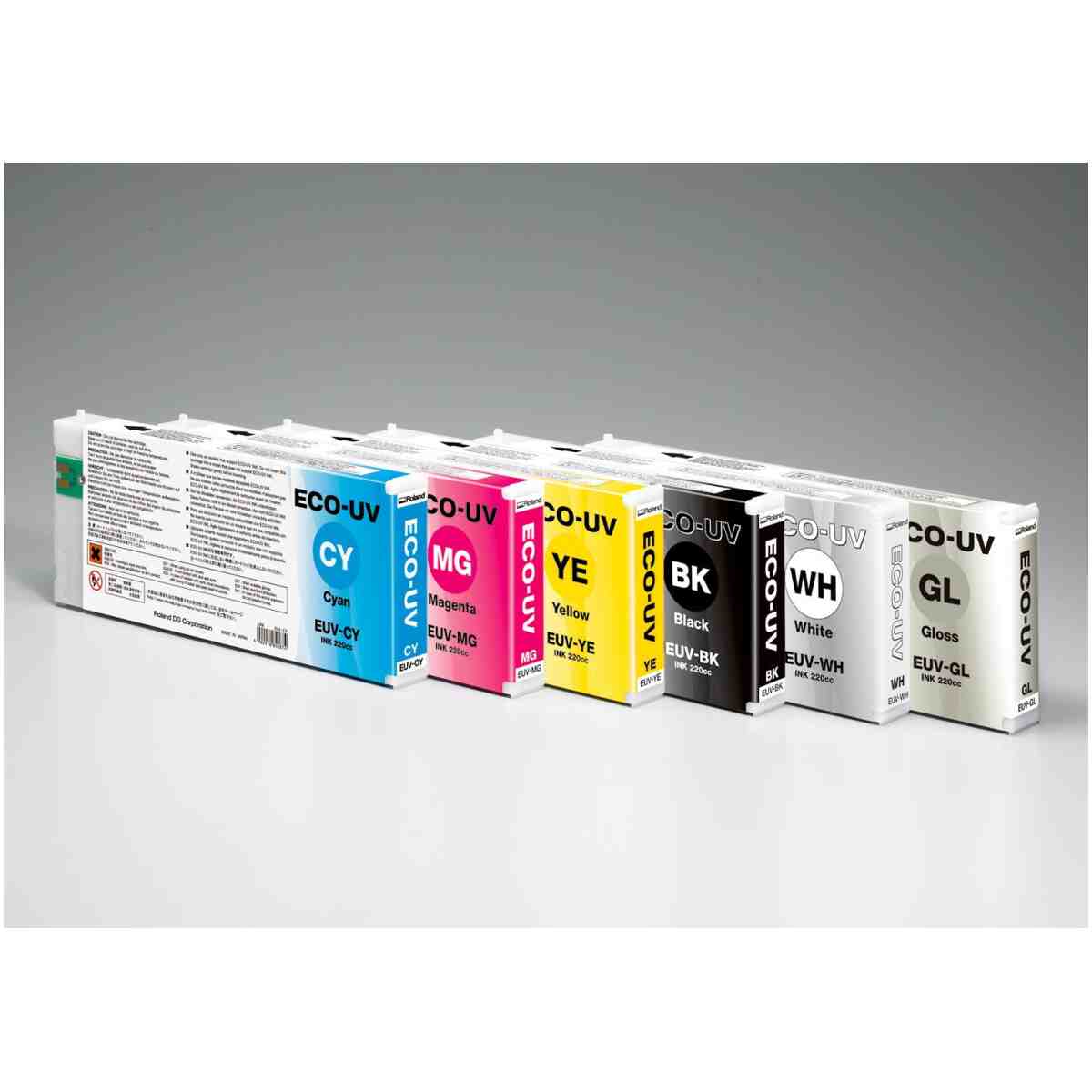 Roland Eco-UV - 2 Ink Cartridge - 220Ml ROLAND®