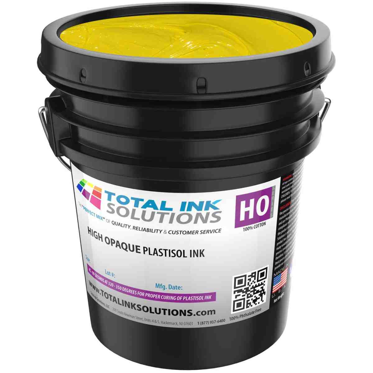 High Opaque Plastisol Ink – 5 Gallon TOTAL INK SOLUTIONS®