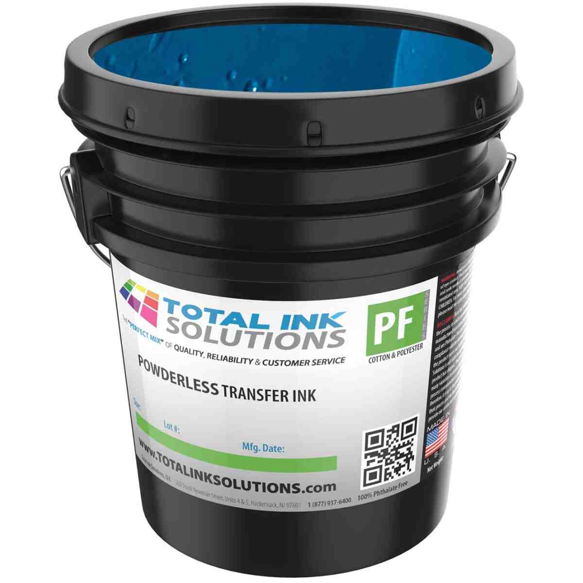 Powderless Plastisol Transfer Ink - 5 Gallons TOTAL INK SOLUTIONS®