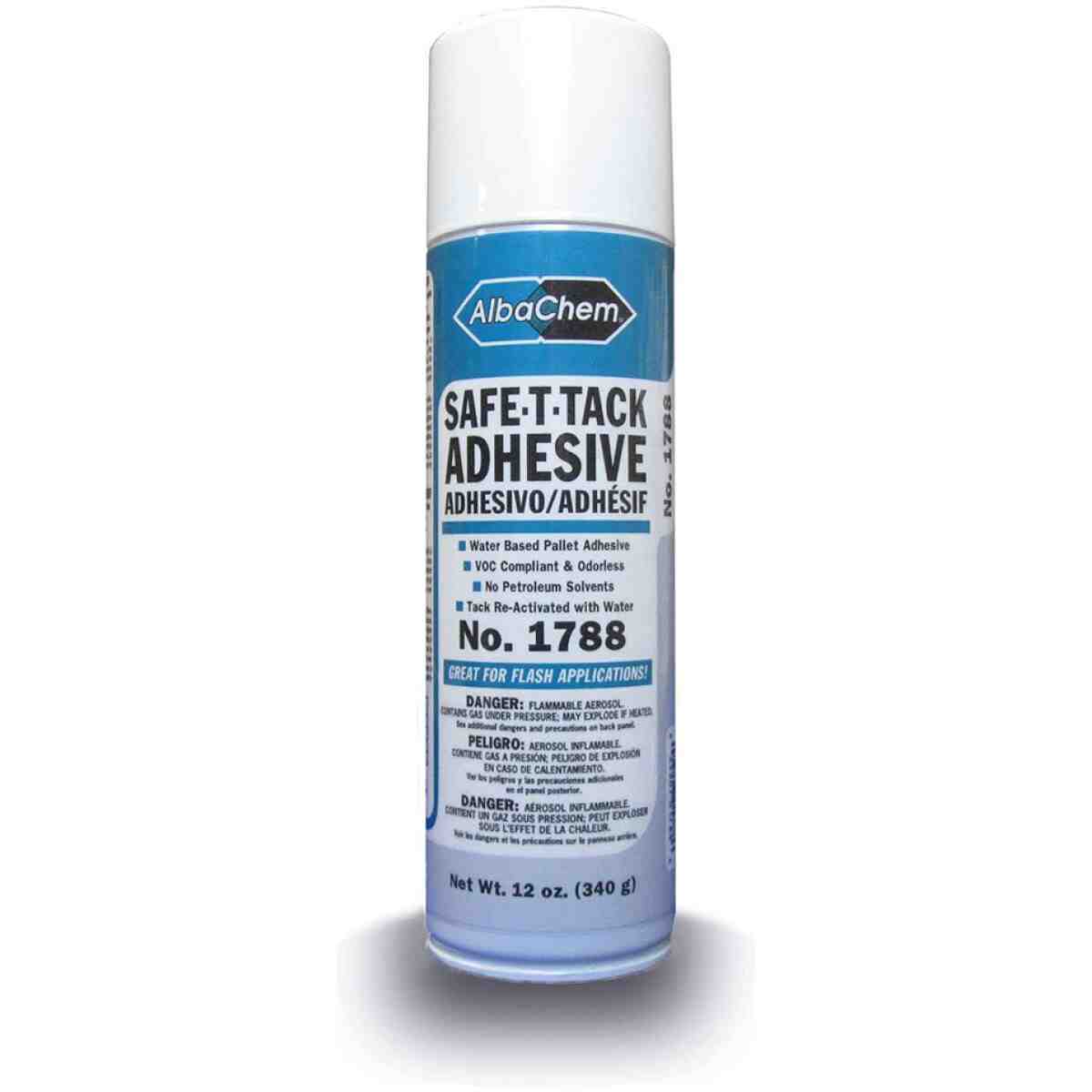 AlbaChem Safe-T-Tack No Odor Spray Adhesive 1788 12Oz ALBACHEM®