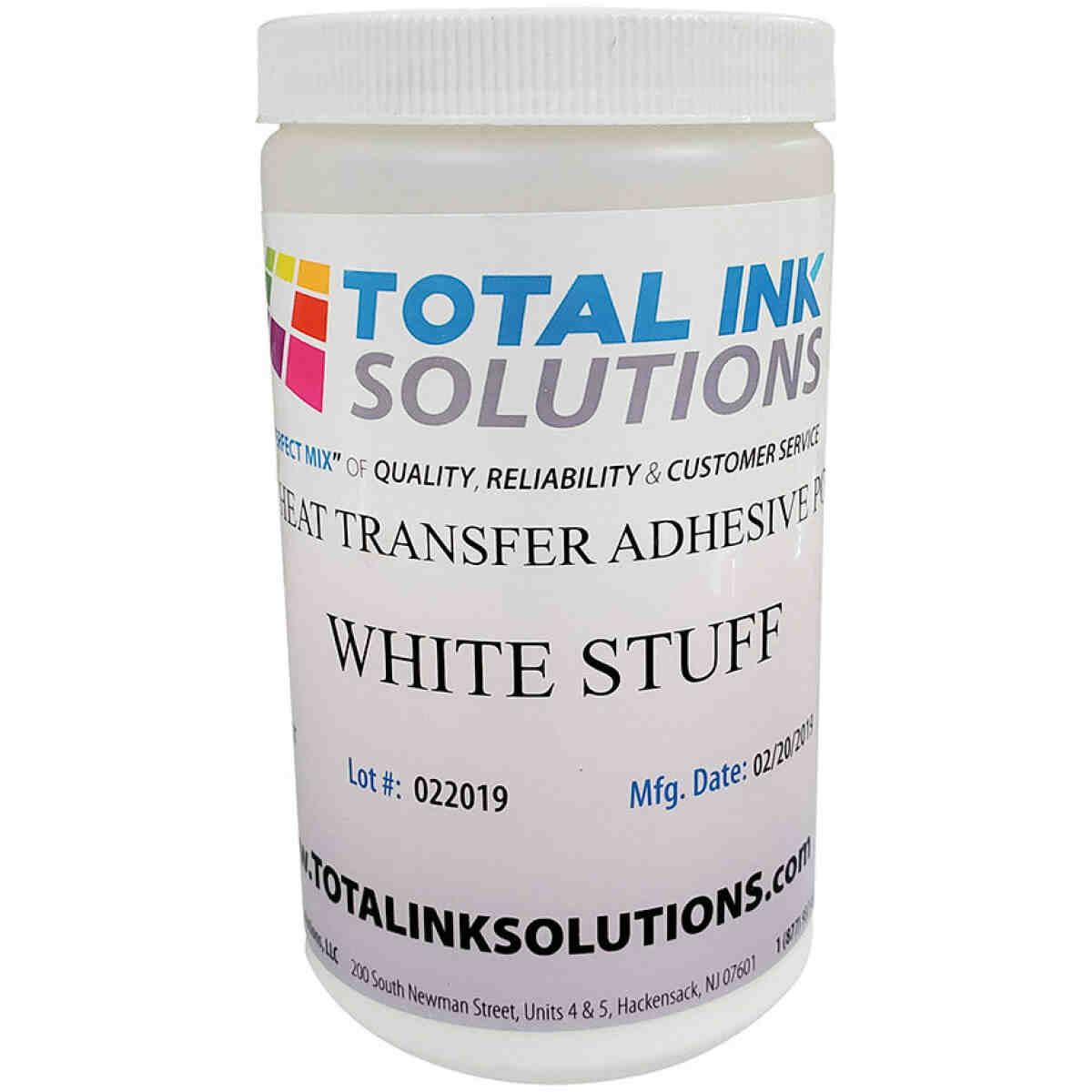 Transfer Adhesive Powder-White Stuff Powder 1 Pound TOTAL INK SOLUTIONS®