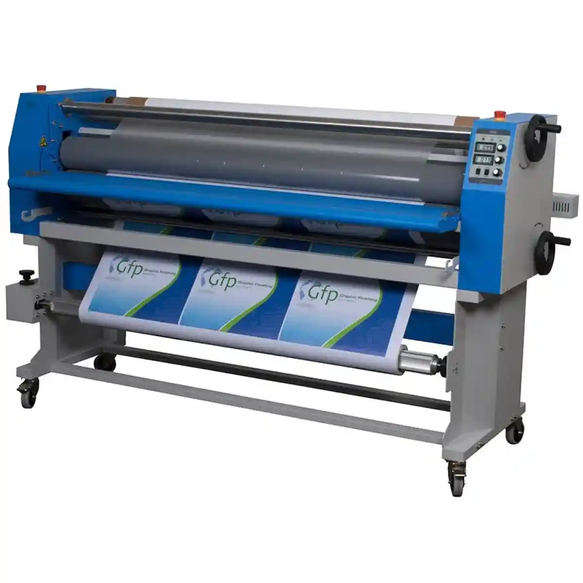 GFP 865DH-4RS 65" Dual Heat Laminator With Swing Out Shafts GRAPHIC FINISHING PARTNERS®