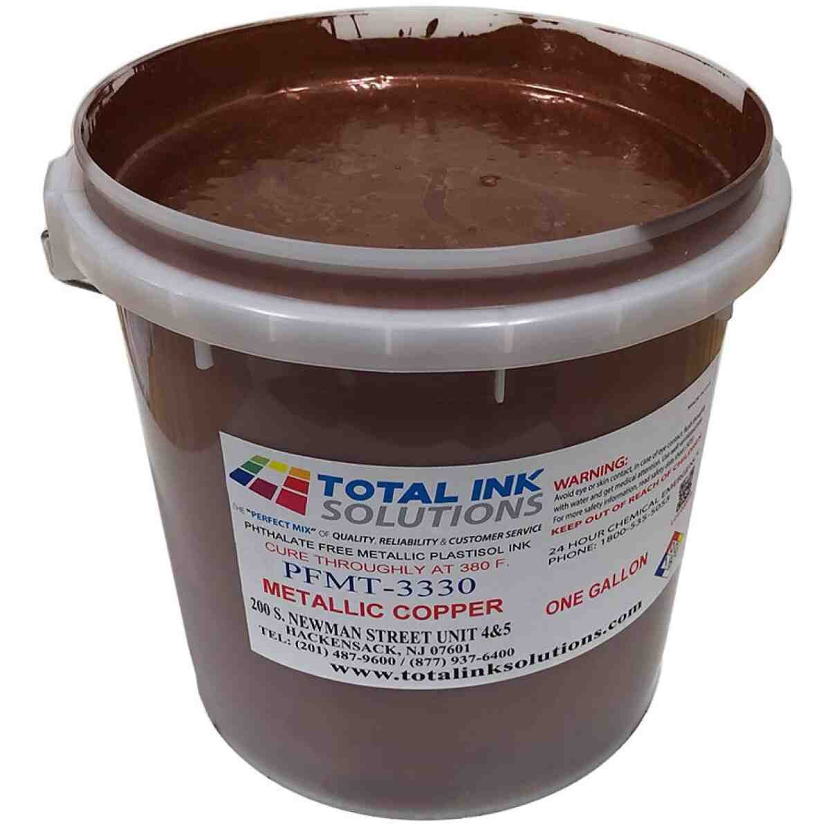 Dark Copper - Metallic Plastisol Ink TOTAL INK SOLUTIONS®
