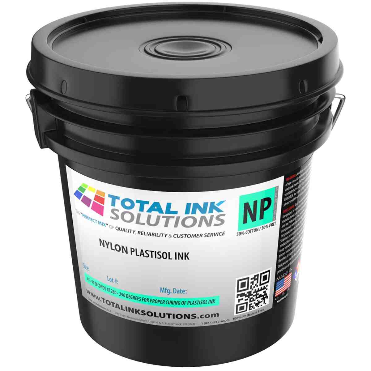 Nylon Plastisol Ink, Bleed Resistant – Gallon TOTAL INK SOLUTIONS®