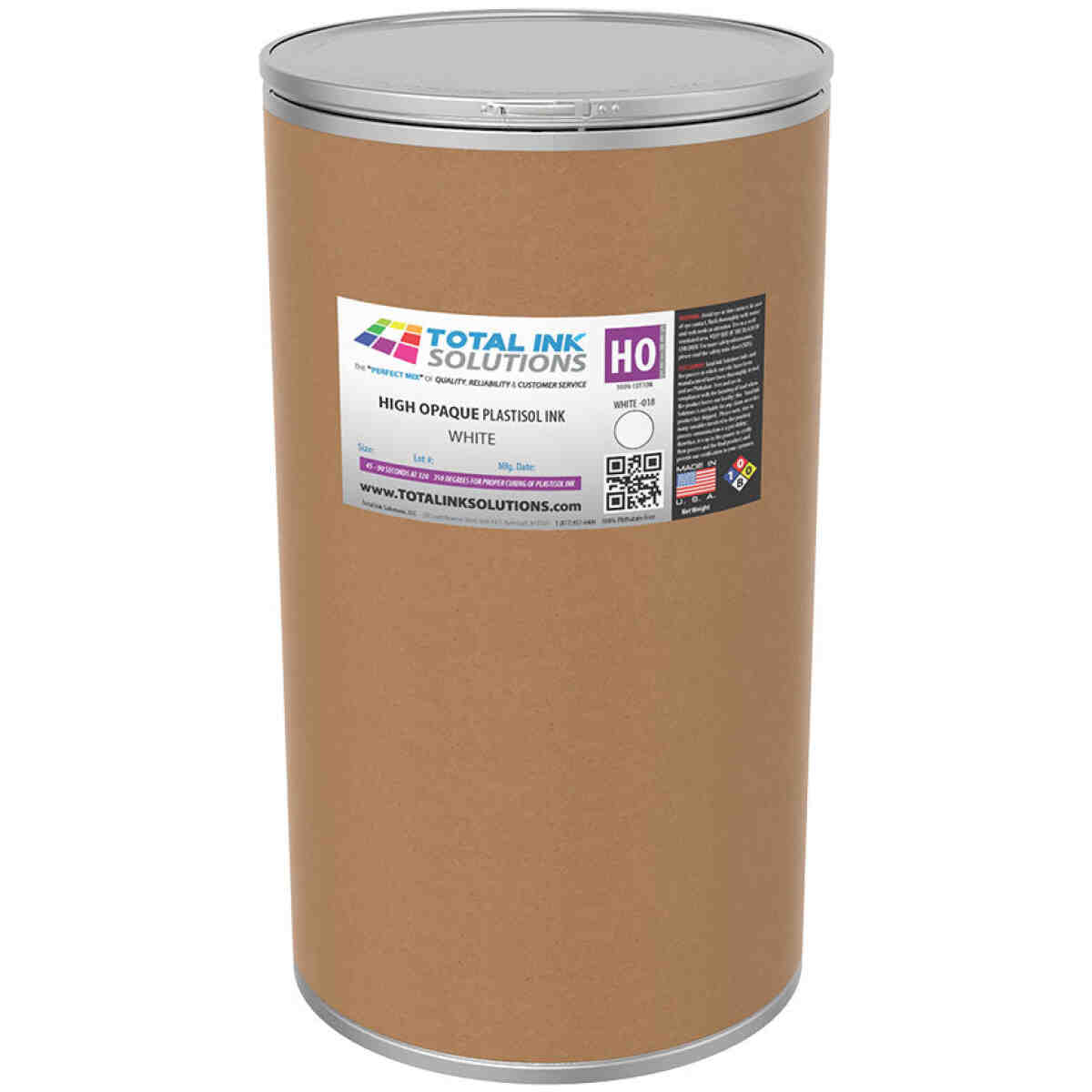 High Opaque Plastisol Ink - White - 55 Gallons TOTAL INK SOLUTIONS®