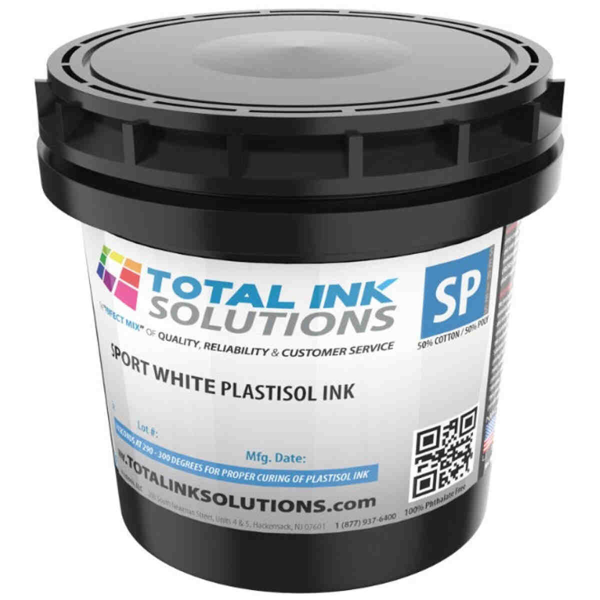 Sport White Plastisol Ink - Pint TOTAL INK SOLUTIONS®